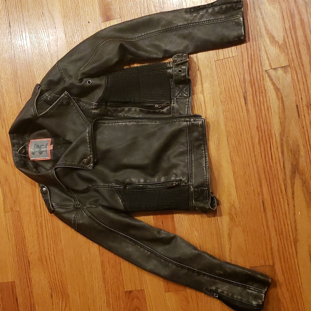 Circus by Sam Edelman faux moto jacket size XS